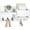 White, variant on Mail Organizer for Wall Mount – Key Holder with Shelf Includes Letter Holder and Hooks for Hallway Farmhouse Decor – Rustic Wood with Flush Mounting Hardware (16.5” x 9.1” x 3.4”) (White)