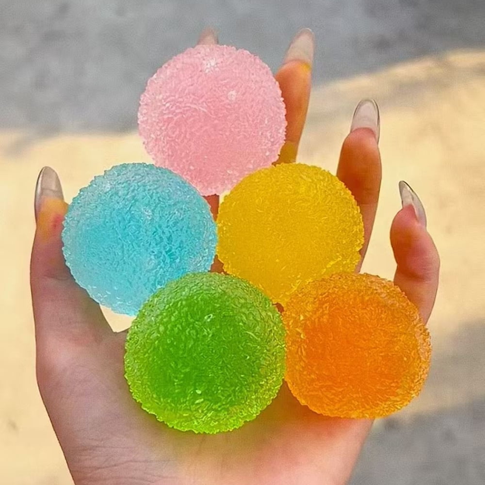 Mini Bayberry Stress Ball - 4cm Shapeable Non-Rebound Squeeze Ball for ASMR Sensory Relief, Adult Anti-Anxiety Fidget Gadget
