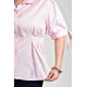 thumbnail image 5 of Blusa manga corta con lazos Roman Fashion /Tallas Extras, 5122 (Rosa) rosa 42, 5 of 7