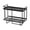 #23Black, variant on Vggrvlo 2-Tier Shower Caddy Shelf Organizer Rack Over Toilet Storage Shelf with Paper Holder Wall-Mounted Kitchen & Home Decor First Camper Apartment Essentials Black