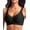 Black, variant on Wireless Bras for Women Mesh Crossover Bras Seamless Full Coverage No Underwire Comfortable Supportive Everyday Bra
