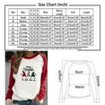 thumbnail image 2 of Cozyfort Long Sleeve Shirts for Women Plus Size Womens Christmas Print Long Sleeved Plus Size Crewneck Pullover Top Womens Tops Casual, 2 of 3