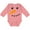 Mauve, variant on Inktastic Snowman Face Boys or Girls Long Sleeve Baby Bodysuit
