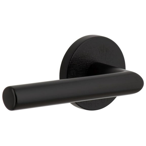Viaggio Clomlnmod_Psg_238_Lh Motivo Left Handed Solid Brass Passage Door Lever Set - Black
