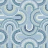 Coastal Blue Geometric