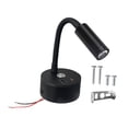 thumbnail image 2 of koolsoo RV Reading Lamp Night Light Bedside Light RV Light for Boat Van Trailer Black B, 2 of 9