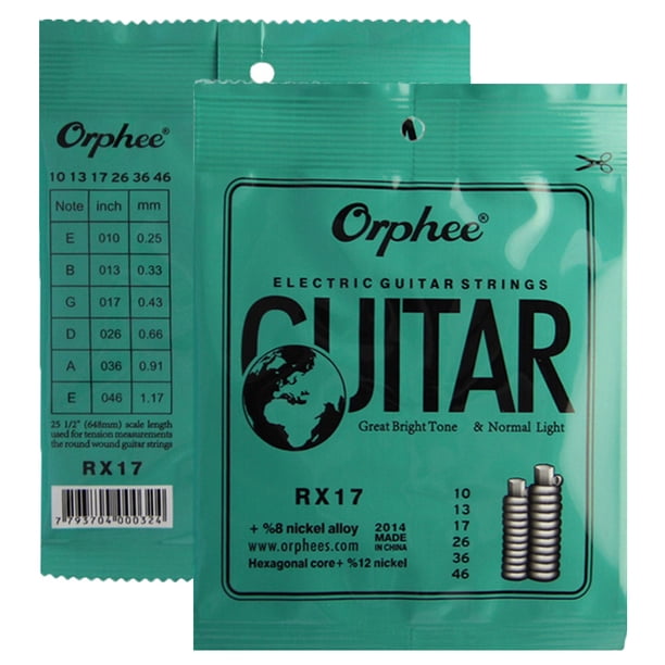 Juego Cuerdas para Guitarra Eléctrica Accesorios Uso Práctico