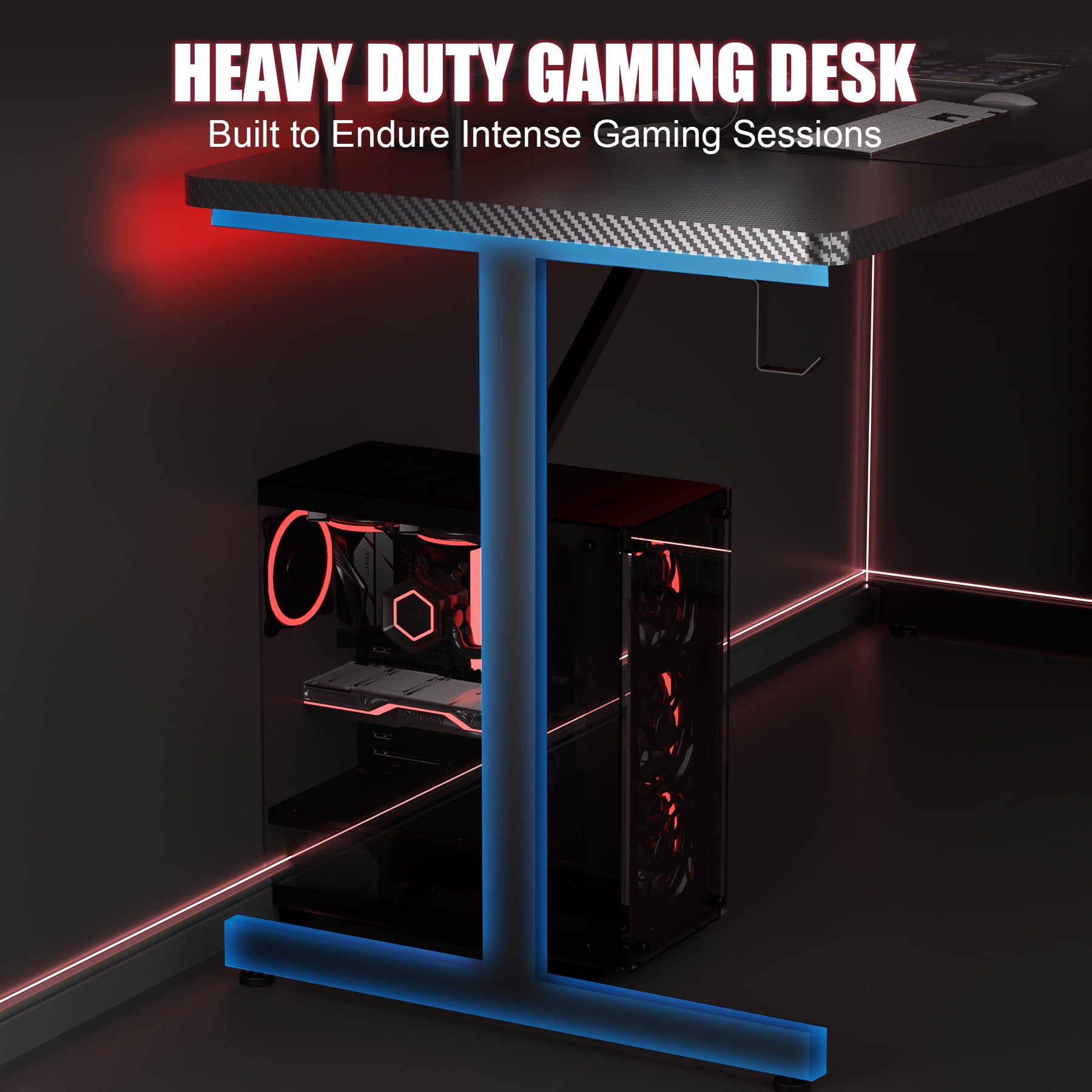 フクれいみデスク GTRACING, Gaming Desk, 55