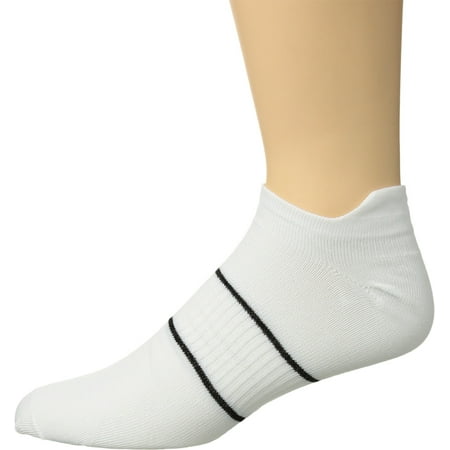

Wrightsock Women/Men Double Layer Blister Free Running II Tab Socks White Small