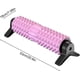 thumbnail image 4 of Yoga Roller Tissue Massager Portable Ergonomic Massager for Workout Sports Yoga Gym Fitness Legs Back Pink, 4 of 5