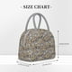 thumbnail image 2 of Balery Zebra Bolsa de Almuerzo para Mujeres, Caja de Almuerzo, Bolsa de Almuerzo Pequeña Impermeable, Tote de Almuerzo Reutilizable con Gran Capacidad, 2 of 6