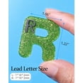 thumbnail image 4 of Xray Markers with Lead Initials - Glitter Radiology X-ray Markers in Rose & Green "L&R" Letter Shape Include Reusable Adhesive Tapes to Nurse Radiologist Badge Buddy, Easy to Identify, 4 of 6