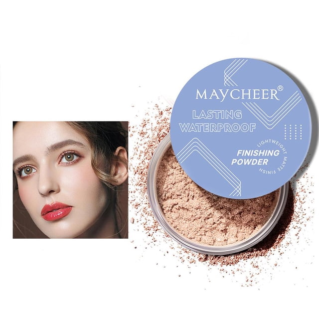 Maycheer Long-lasting Waterproof Makeup Setting Powder Powder Non-cake Loose Natural