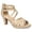 Nude Pearlized, variant on Crissa Women's Dress Sandals Color: Gold Satin Size: 8.5