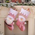 thumbnail image 2 of Medias de Navidad Regalo para niños Bolsa de dulces Calcetines de Papá Noel Adorno para árbol de Navidad colgante, 2 of 5