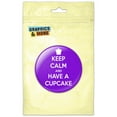 thumbnail image 1 of Keep Calm And Have A Cupcake Bakery Pinback Button Pin Badge, 1 of 2