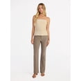 thumbnail image 2 of No Boundaries Bootcut Belted Trousers, 31" Inseam, Women's, 2 of 5