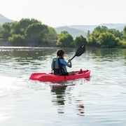 Lifetime Wave 6 ft Youth Sit-On-Top Kayak with Paddle, Fire Red (91401)