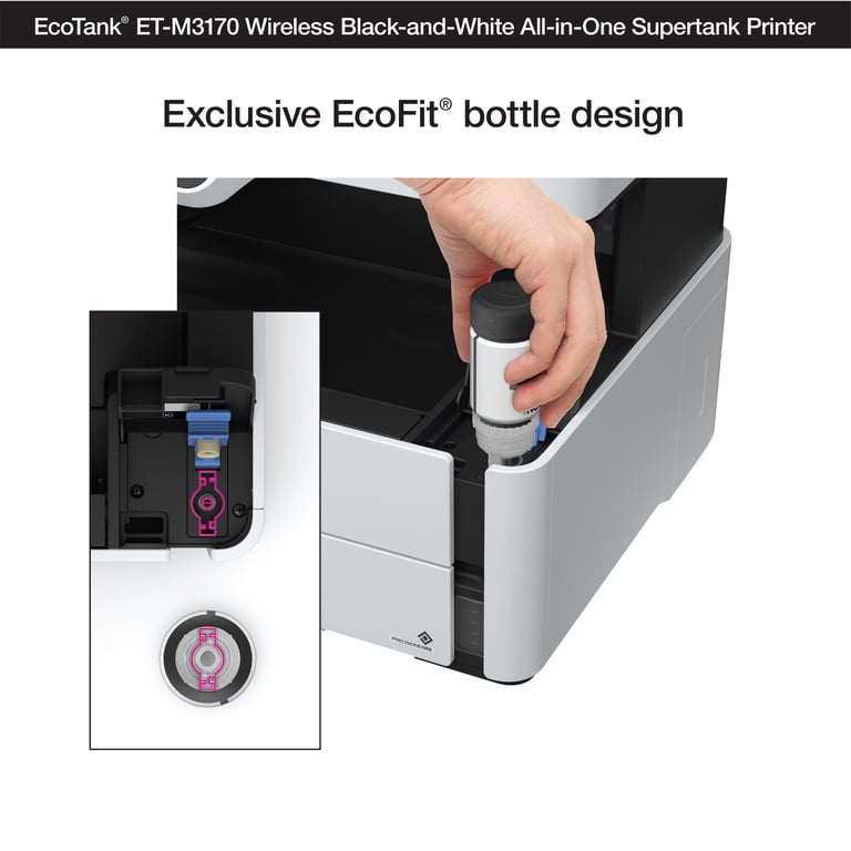 Epson, Wireless Inkjet Multifunction Printer, ET-M3170 Monochrome