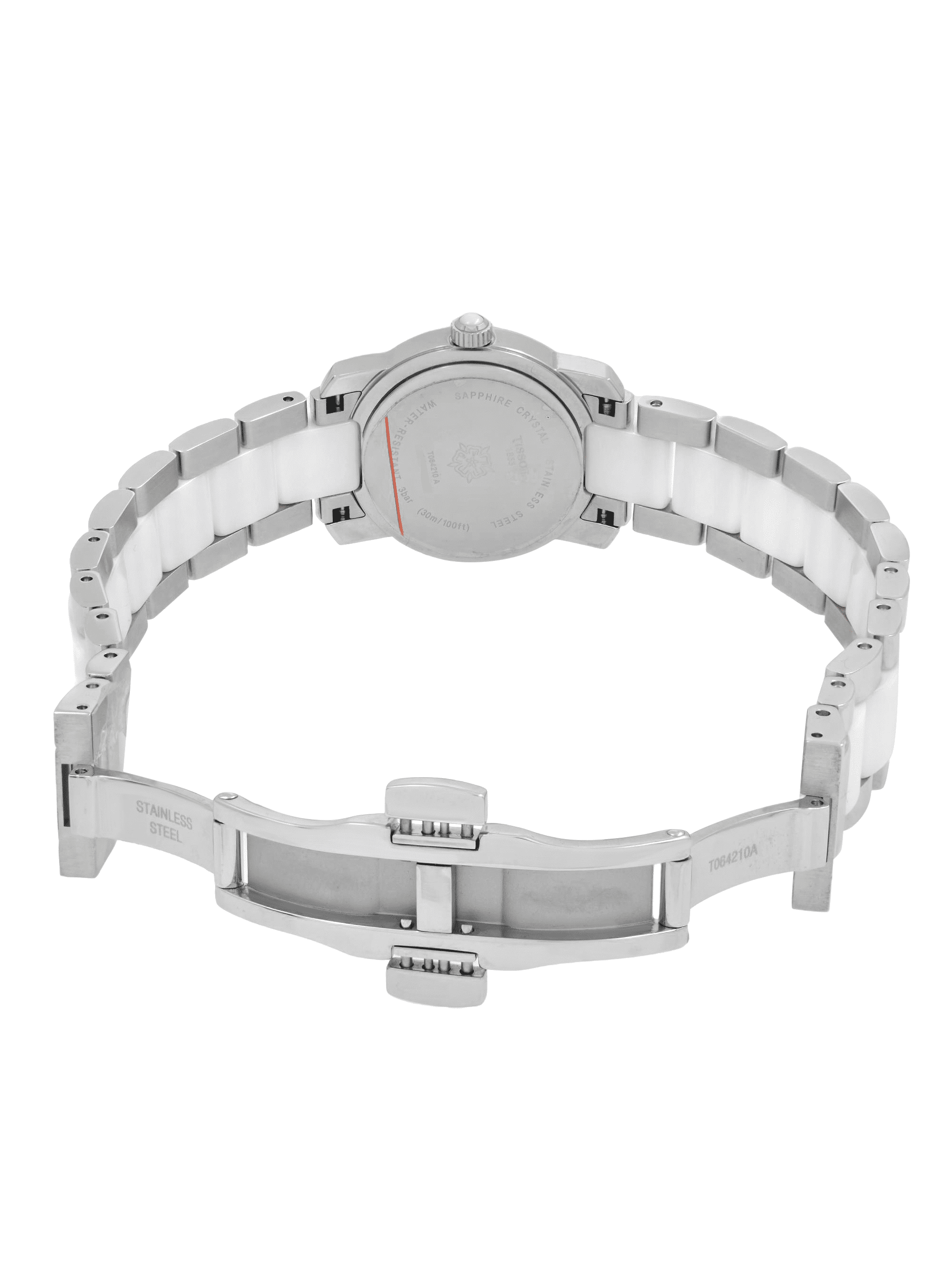 TISSOT ホワイト 時計 Tissot Women's T064.210.22.011.00 White Stainless-Steel