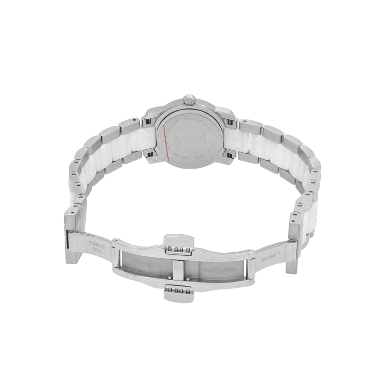 TISSOT ホワイト 時計 Tissot Women's T064.210.22.011.00 White Stainless-Steel