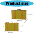 thumbnail image 5 of Osdhezcn Vintage Leather Jewelry Storage Box Antique Styles Handheld Trunk Organizers, 5 of 13