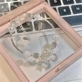 thumbnail image 2 of Star Moon Bracelet Opal Glaze Bracelet Trendy Star Moon Charm Bracelet Crystal Beads Bracelets Natural Stone Beads Bracelet Birthday Jewelry for Women, 2 of 9