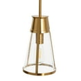 thumbnail image 3 of Robert Stevenson Lighting Robert Stevenson Lighting Jaxon - Metal and Seedy Glass Ceiling Light, Brushed Gold, 3 of 8