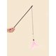 thumbnail image 5 of Cat Toy Set, 1 Stick & 3 Replaceable Heads Detachable Pet Amusement Toy, Featuring Real Feathers & Chicken Feathers, 5 of 5