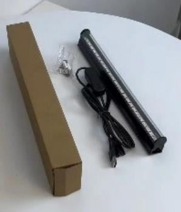 Lumiere Fete Anpro 2pcs UV 24 LED Tube Lumière Noire Avec Bandes Fluorescentes Lampe UV 380-400nm Longue Durée