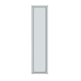 thumbnail image 2 of Deltana PP2280U26 Framed Push Plate, HD, 3 1/2" x 15" in Polished Chrome, 2 of 2