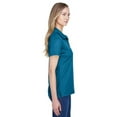 thumbnail image 3 of Devon & Jones DG20W Women's CrownLux Performance Plaited Polo-Dark Teal-S, 3 of 3