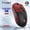 Black, variant on T-WOLF X5 Tri-Mode Wireless Gaming Mouse, Black with Red/Black Grip Stickers, 12800 DPI, 1000Hz, RGB Rechargeable 500mAh, Battery Display, 6 Buttons, Ergonomic Mouse for PC Laptop Mac