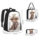 thumbnail image 2 of Easygdp C Mochila para Niños y Niñas con Set de Caja de Almuerzo y Estuche para Lápices 3 en 1, Mochila Escolar Estampada para Adolescentes, 2 of 7