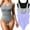 1Black-SilverGray-LavenderPurple, variant on Women's 3 Piece Bodysuits Tight Ribbed Sleeveless Jumpsuit Seamless Camisole Top Tight Bodysuits
