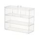 thumbnail image 4 of Estuche organizador de cosméticos portátil de oficina, acrílico transparente, para baño, con tapa. B, 4 of 9