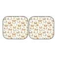 thumbnail image 7 of Xecao Cartoon Corgi for Foldable Car Sun Shades (2-Pack) offer sun protection with an easy-fold design for convenient windshield shading., 7 of 7