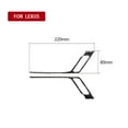 thumbnail image 5 of For Lexus RX350 200T 450H 2016-19 Cabon Fiber Door Handle Interior Cover Trim B, 5 of 5