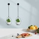 thumbnail image 5 of Fiudx Ofertas del día Soporte para plantas colgantes, maceteros de interior, decoración artística, macetero moderno de metal para pared y techo, macetero para colgar, maceteros para decoración del ho, 5 of 6