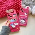 thumbnail image 2 of Funny Snoopy Friend Hello Kitty Maquillaje Espejo Soporte Retro Nokia Diseño Suave TPU Funda A Prueba De Golpes Para IPhone 11 12 13 Pro 14Plus 14 Max Cubierta, 2 of 4