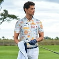thumbnail image 3 of Fotbe Cute Shark Camiseta Polo de Golf para Hombre con Estampado – Camisa Deportiva Transpirable con Cuello Abotonado-3X-Large, 3 of 6