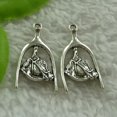 thumbnail image 3 of K-KED 136 pcs tibet silver horse head charms pendant 31x17mm B4047, 3 of 3