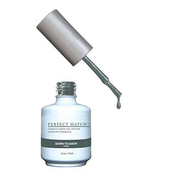 LECHAT Perfect Match Pair of Soak off Gel   Matching Nail Polish PMS127 - Down to Earth