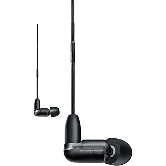 Shure AONIC 3 Wired Sound Isolating Earbuds, Clear Sound, Single Driver with BassPort, Secure In-Ear Fit, Detachable Cable, Durable Quality, Compatible with Apple & Android Devices - B