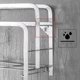 thumbnail image 5 of Self-Adhesive Screw Hooks, 20pcs Waterproof Wall Hooks for Bathroom Kitchen, No Drill Stainless Steel Wall-Mounted Hooks, 5 of 5