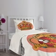 thumbnail image 5 of Ambesonne Queen Quilted Bedspread Set 2 Pcs, Baroque Crown Coronet, Twin Size, Multicolor, 5 of 6