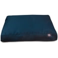 thumbnail image 1 of Majestic Pet Solid Navy Blue X-Large Rectangle Bed, 1 of 1