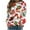 White A, variant on IROINNID Christmas Sweatshirts for Women Crewneck Long Sleeve Pullover Christmas Print Casual Top Loose Sweatshirt,Red