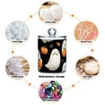 thumbnail image 4 of White Specters Hug Pumpkins Leaves Halloween Translucent Plastic Cans Storage Canisters with Lid Set of 4, 4 of 7