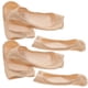 thumbnail image 2 of 3 pares de calcetines de silicona con fibra de bambú, antideslizantes, invisibles, de boca poco profunda (color piel)., 2 of 7